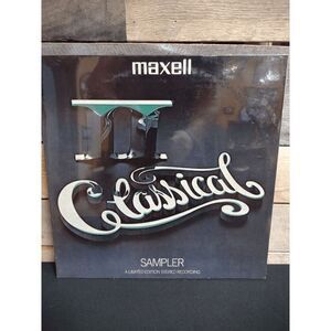 NEW & SEALED VTG Maxell II Classical Sampler Limited Edition Vinyl Record